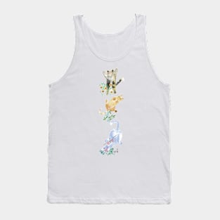 Watercolor kittens cat kitties Tank Top